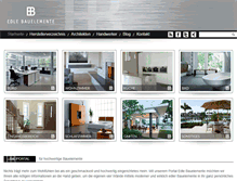 Tablet Screenshot of edle-bauelemente.de